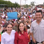 Rocío Nahle pone en marcha rehabilitación de 9.4 km de caminos en San Rafael