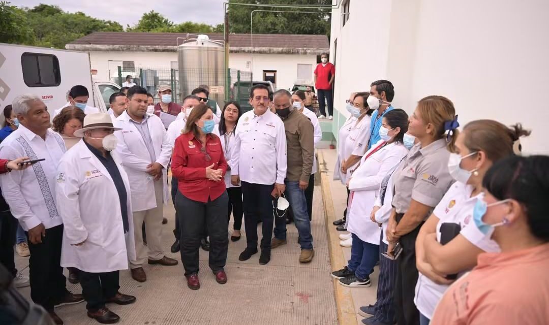 Hospital por hospital, gobernadora Rocío Nahle atiende abasto, mantenimiento y equipamiento