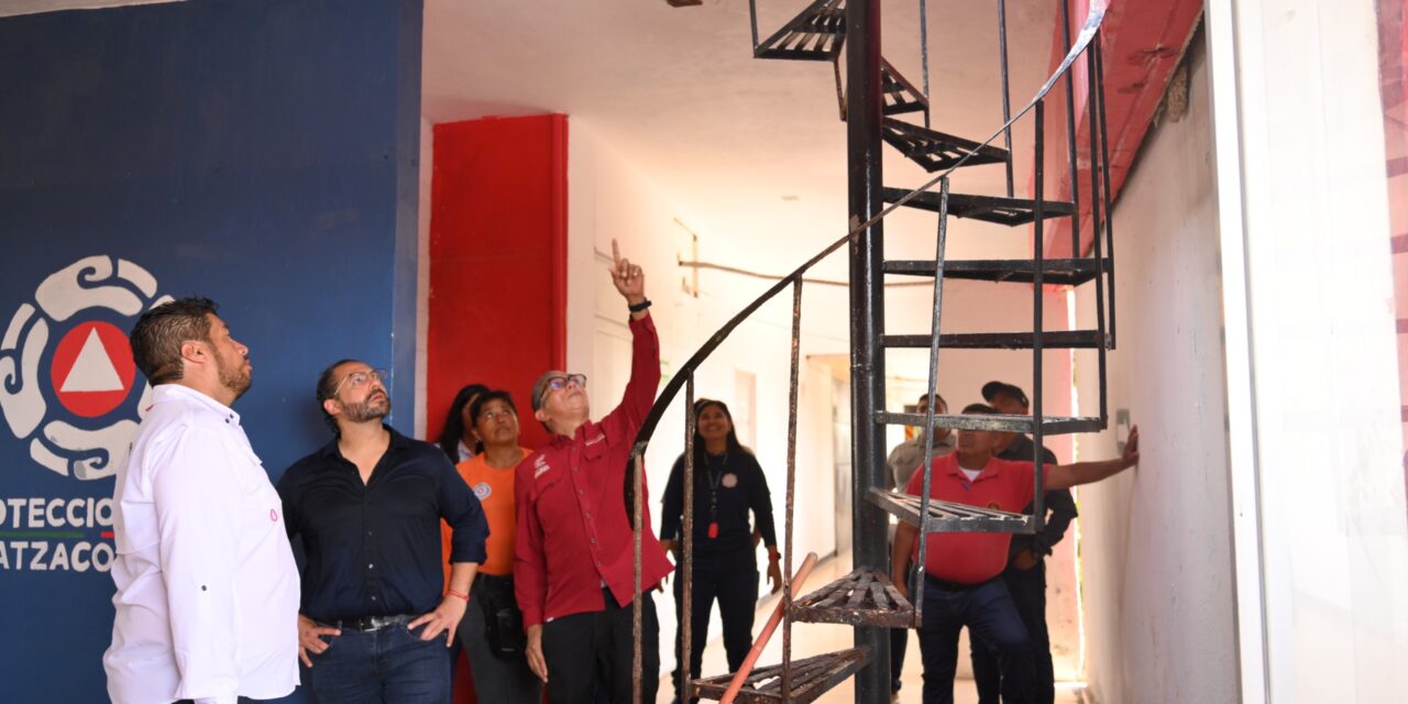 Supervisa Pedro Miguel Rosaldo instalaciones de Protección Civil y Bomberos