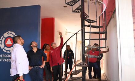 Supervisa Pedro Miguel Rosaldo instalaciones de Protección Civil y Bomberos