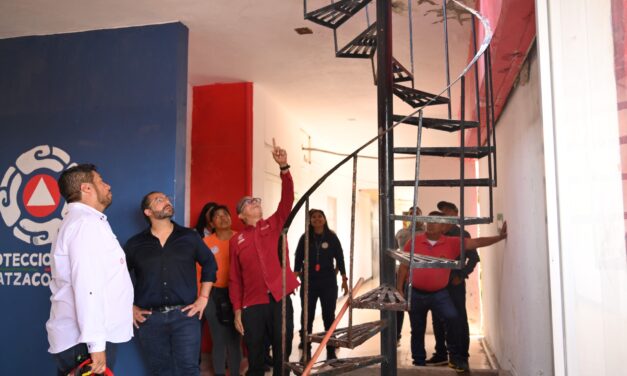 Supervisa Pedro Miguel Rosaldo instalaciones de Protección Civil y Bomberos