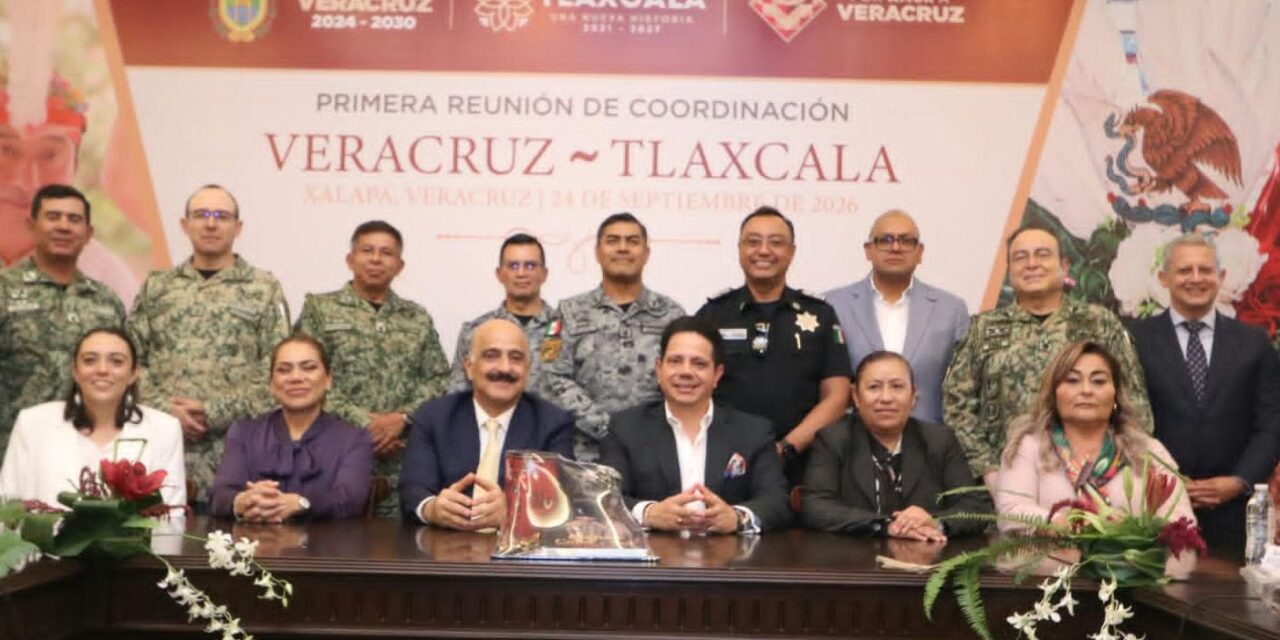 Instalan Veracruz y Tlaxcala primera mesa interestatal de seguridad