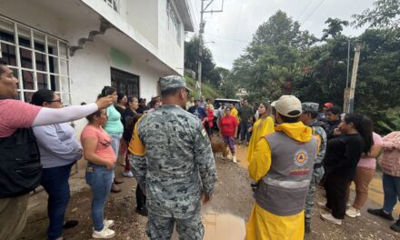 Continúan labores de limpieza y evaluación de daños tras lluvias en Xalapa, Tlalnelhuayocan, Banderilla y Tlaltetela