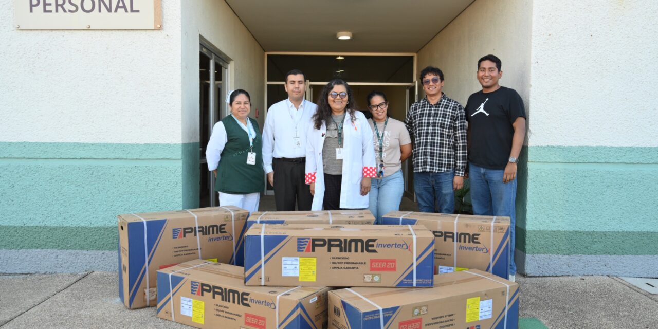 Ayuntamiento de Coatzacoalcos entrega tres climas al Hospital Materno Infantil