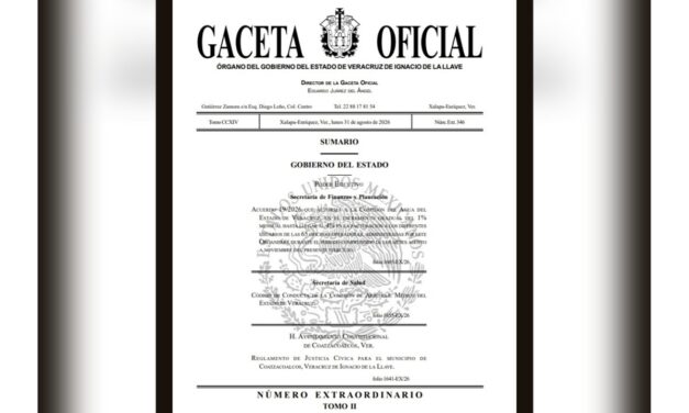 Publican Reglamento de Justicia Cívica de Coatzacoalcos en la Gaceta Oficial de Veracruz