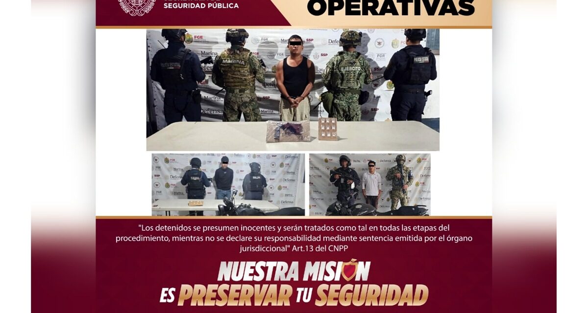 Operativos logran detención de 30 personas y se aseguran más de 180 dosis de presuntas sustancias ilícitas