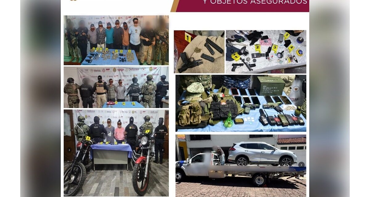 51 cateos en 33 municipios de Veracruz dejan 42 detenidos y fortalecen acciones contra el delito