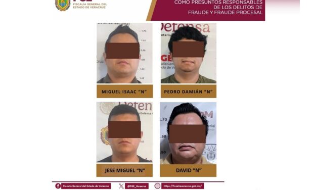 Prisión preventiva para cuatro presuntos involucrados en el “Cártel Inmobiliario”