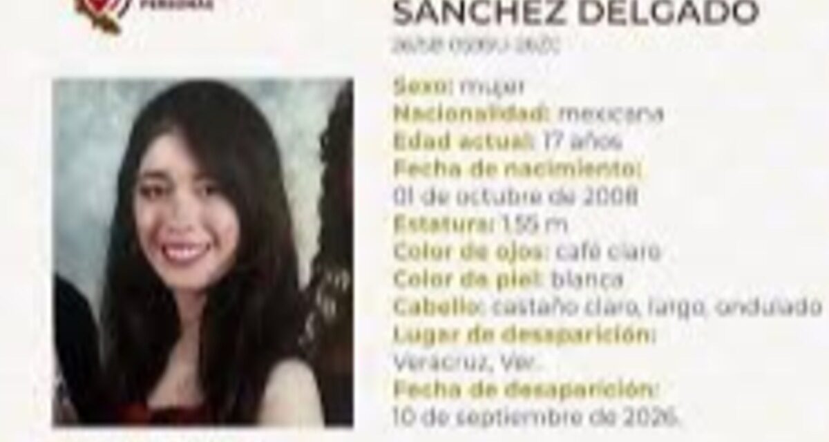 Aparece Daniela Sánchez estudiante de la UV reportada como desaparecida en Xalapa