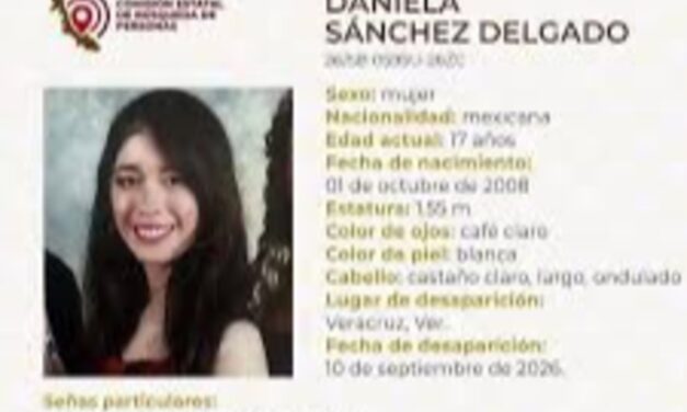 Aparece Daniela Sánchez estudiante de la UV reportada como desaparecida en Xalapa