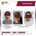Imputan a Gilberto ‘N’ por homicidio doloso calificado y delito vinculado a la desaparición; a Ana Susana ‘N’ y Fernanda ‘N’, por delito vinculado a la desaparición de menor en Xalapa