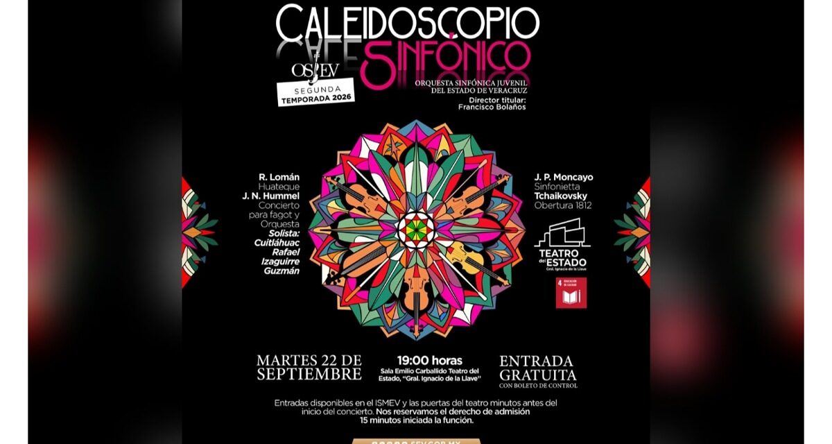 Inicia la segunda temporada 2026 de la OSJEV con Caleidoscopio Sinfónico