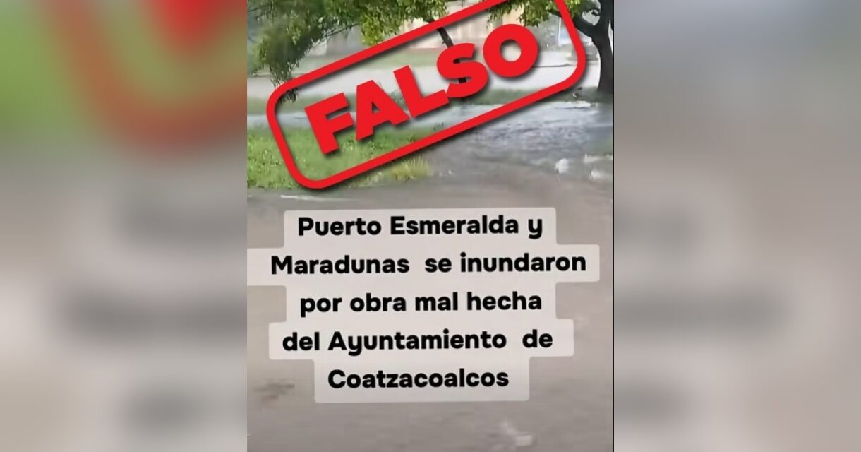 Aclara Gobierno Municipal: Lluvias del sábado no inundaron Puerto Esmeralda