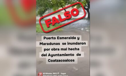 Aclara Gobierno Municipal: Lluvias del sábado no inundaron Puerto Esmeralda
