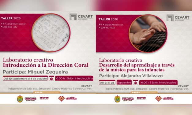 Talleres gratuitos musicales y pedagógicos en el CEVART