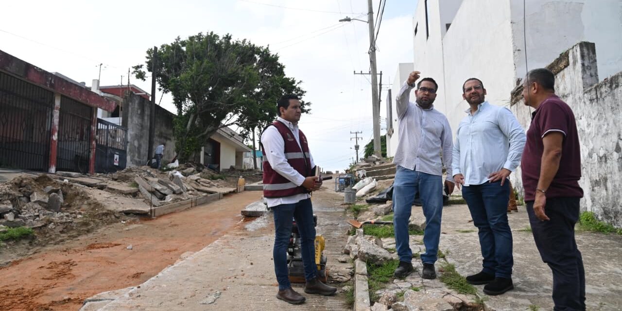 Obra histórica en Vistalmar separará por primera vez el drenaje sanitario del pluvial; Pedro Miguel Rosaldo supervisa trabajos
