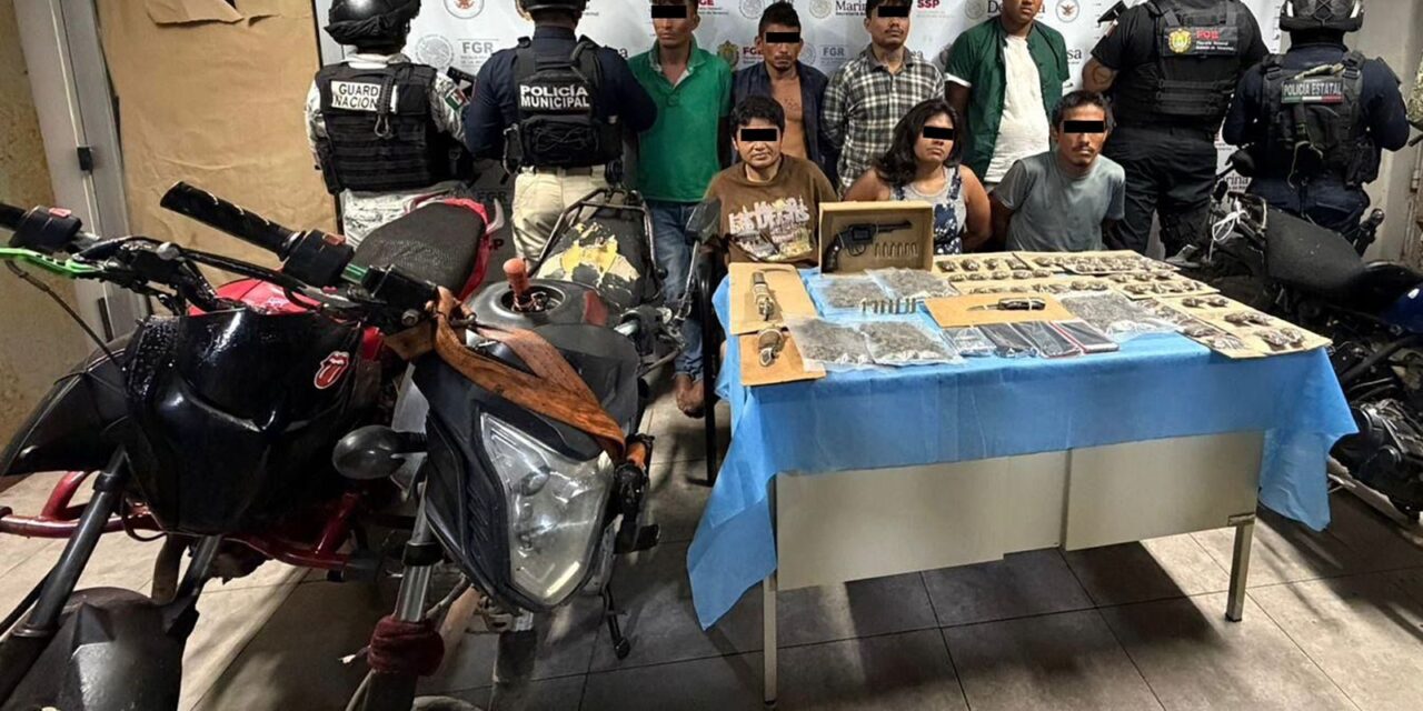 Operativos coordinados permiten la detención de 47 personas y el aseguramiento de 80 dosis de presuntas sustancias ilícitas