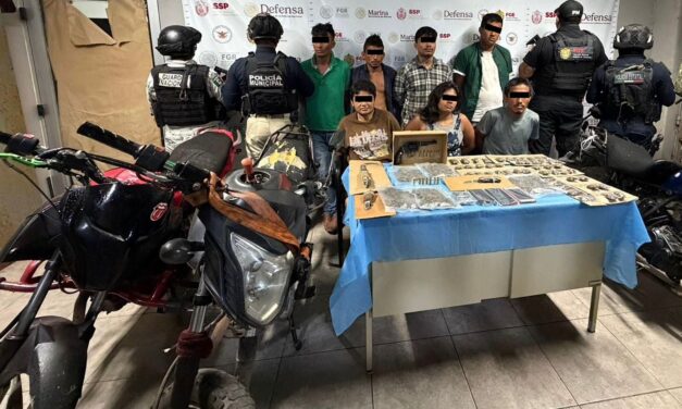 Operativos coordinados permiten la detención de 47 personas y el aseguramiento de 80 dosis de presuntas sustancias ilícitas