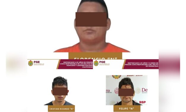 70 sentencias en una semana en Veracruz; destacan condenas de hasta 60, 52 y 51 años por homicidio, feminicidio y otros delitos