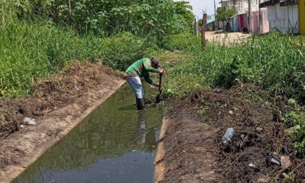 Atiende Ayuntamiento de Coatzacoalcos peticiones ciudadanas con limpieza de cunetas en Ciudad Olmeca