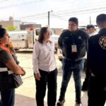 Supervisa Gobernadora atención a incendio en planta de sal de Jáltipan; situación está controlada