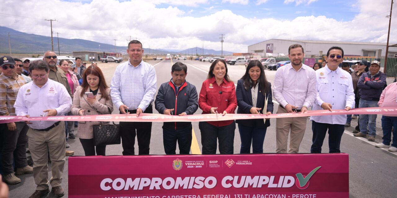 Demanda histórica atendida: Gobierno de Veracruz entrega 25.7 km rehabilitados de la carretera Atzalan–Perote