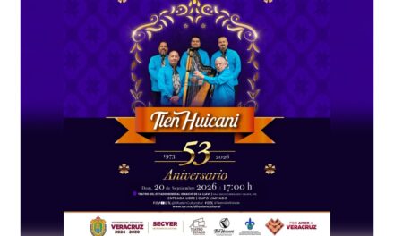 Celebra SECVER el 53.º aniversario de Tlen Huicani en el Teatro del Estado
