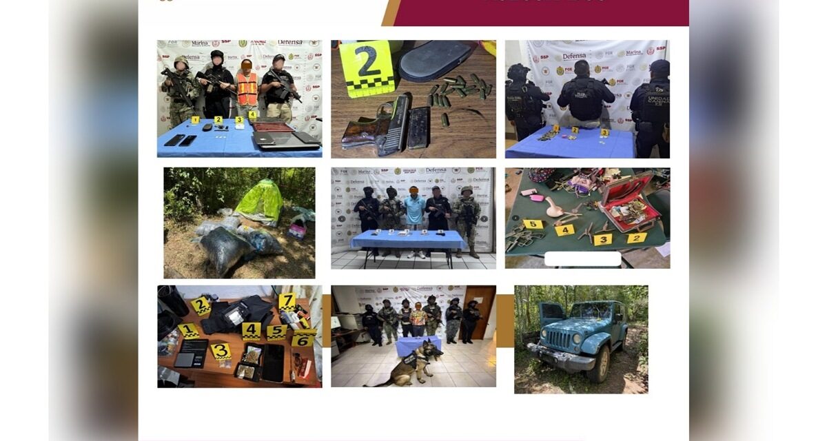39 cateos en 33 municipios de Veracruz dejan 47 detenidos y fortalecen acciones contra el delito