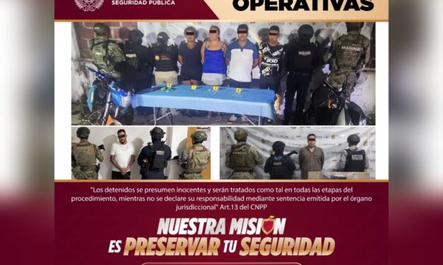 48 personas detenidas y más de 270 dosis de sustancias ilícitas aseguradas, del 18 al 21 de septiembre