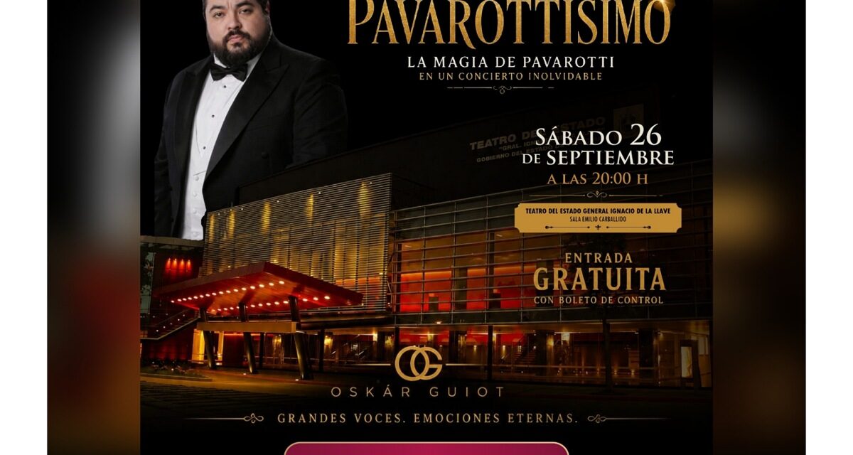 Llega Pavarottísimo al Teatro del Estado
