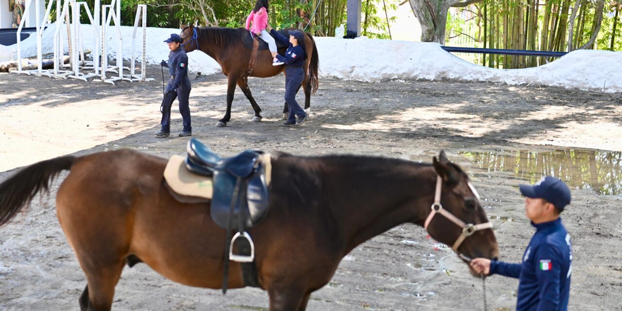 SSP brinda equinoterapia para favorecer el desarrollo integral de niñas y niños
