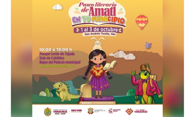 Conoce las actividades que ofrece el Paseo literario de Amatl en San Andrés Tuxtla
