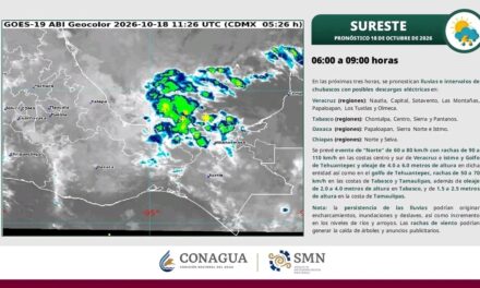 Emite el Ayuntamiento de Coatzacoalcos alerta meteorológica por el evento de “Norte” y temporal de lluvias