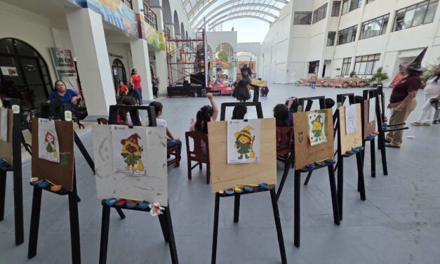 Fomentan la lectura y la expresión artística en la niñez con el taller “Pinta tu cuento” en Coatzacoalcos
