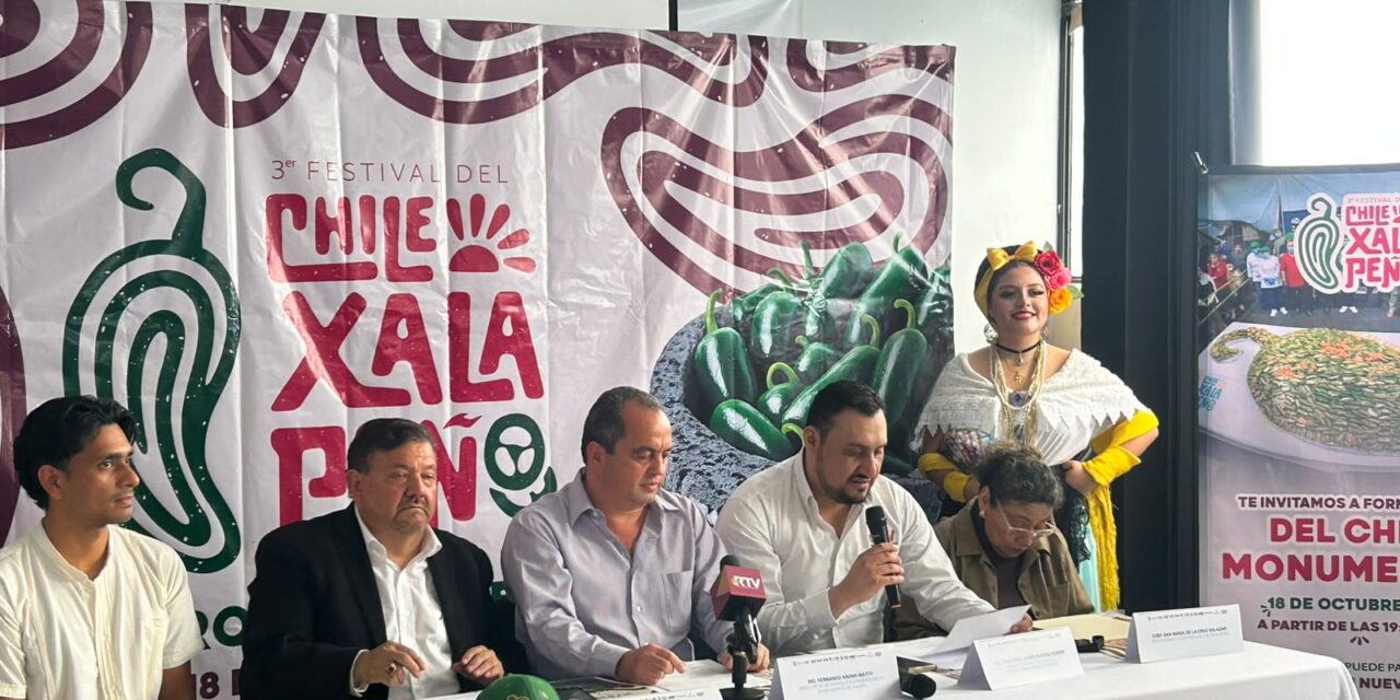 Tercer Festival del ‘Chile Xalapeño’ busca reactivar economía en la capital, esperan más 18 mil visitantes