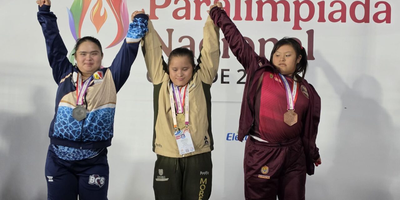 Gran jornada de medallas para Veracruz en la Paralimpiada Nacional