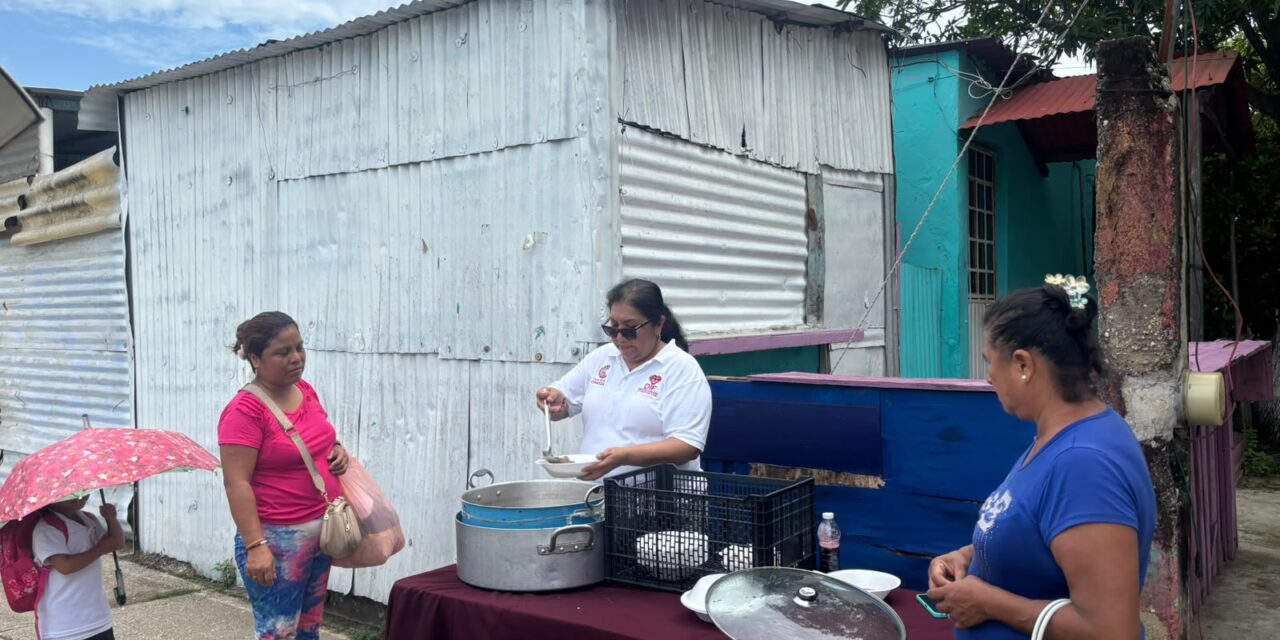 Arrancan jornadas de asistencia alimentaria; Benefician a más de 100 personas en Coatzacoalcos