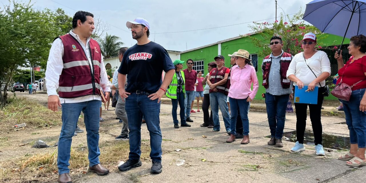 Pedro Miguel Rosaldo García realiza recorrido en jornada de descacharrización; Retiran 52 toneladas de residuos