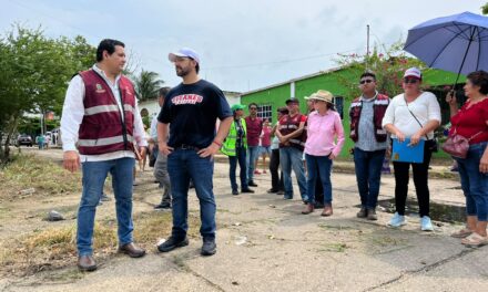 Pedro Miguel Rosaldo García realiza recorrido en jornada de descacharrización; Retiran 52 toneladas de residuos