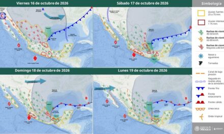 Mantiene Veracruz Alerta Gris por lluvias intensas y evento de Norte: SPC