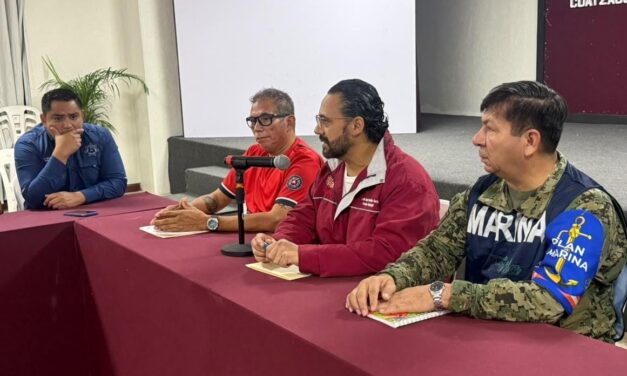 Activan Consejo Municipal de Protección Civil en Coatzacoalcos ante el impacto del Frente Frío 2