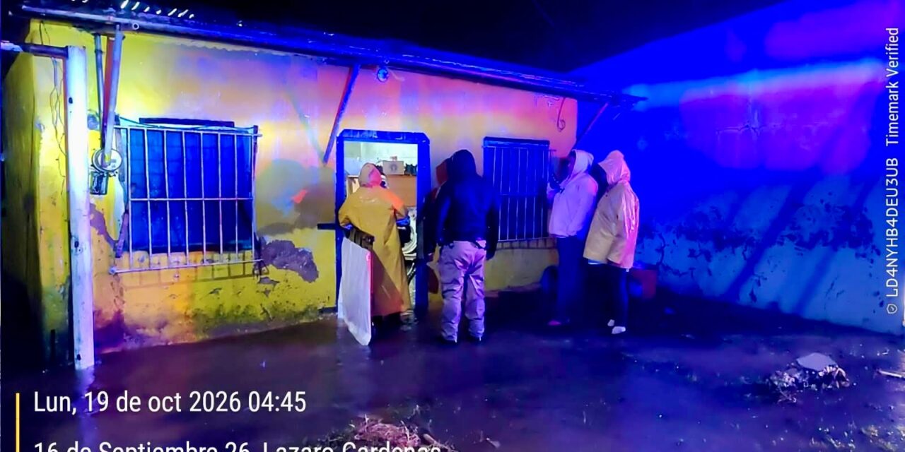 Policía Municipal brinda auxilio a la ciudadanía ante afectaciones por fuertes rachas de viento
