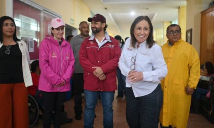 Pedro Miguel Rosaldo y Rocío Nahle supervisan atención a familias afectadas por lluvias en Coatzacoalcos