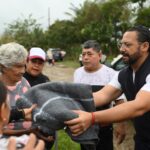 Mantiene Pedro Miguel Rosaldo apoyo a familias afectadas por frentes fríos; continúan entregas de alimentos