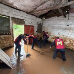 Continúa el Plan Tajín en apoyo a familias afectadas por el frente frío 2 en el sur de Veracruz