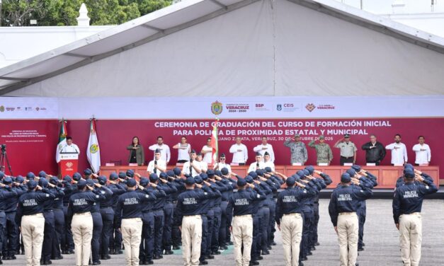 Veracruz incorpora 75 nuevos policías para reforzar la seguridad estatal y municipal
