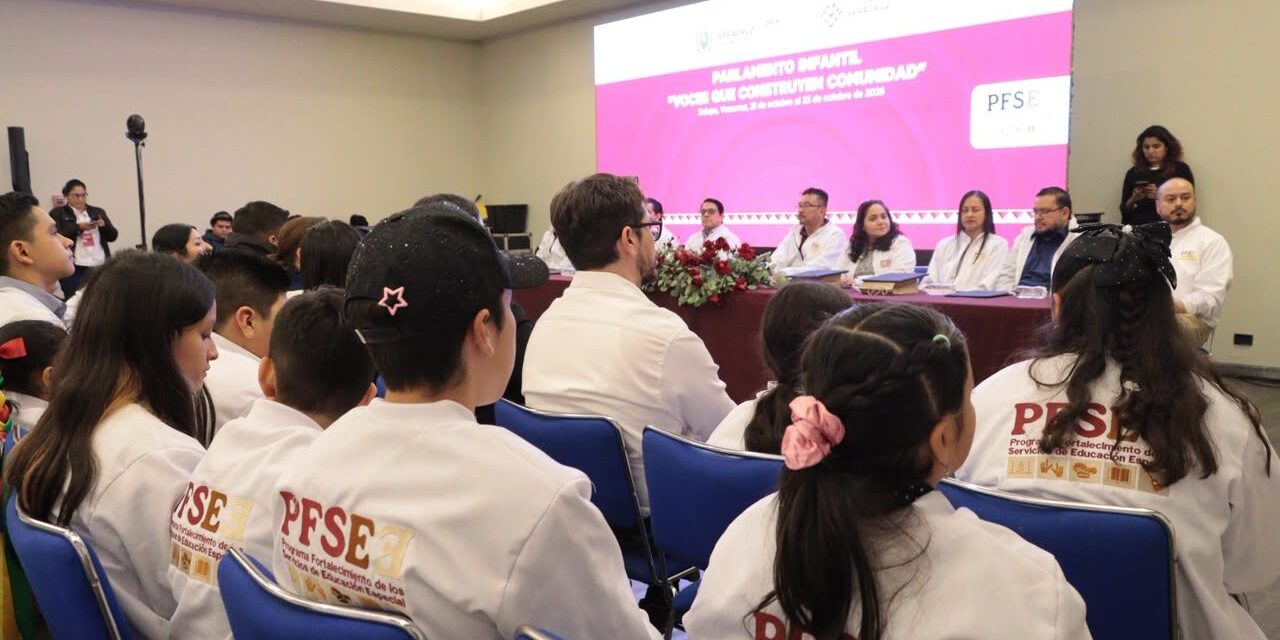 SEV fomenta el liderazgo y el desarrollo integral mediante el Parlamento Infantil