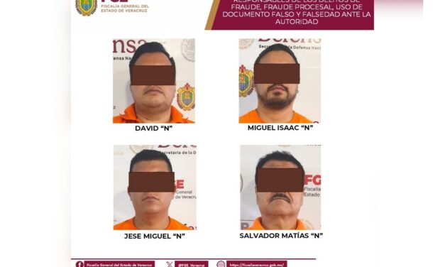 Cuatro presuntos integrantes del “Cártel Inmobiliario” enfrentan prisión preventiva