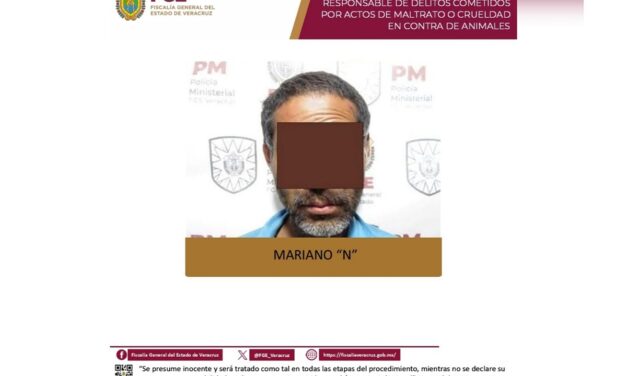 En Xalapa, cumplimentan orden de reaprehensión contra señalado por maltrato animal