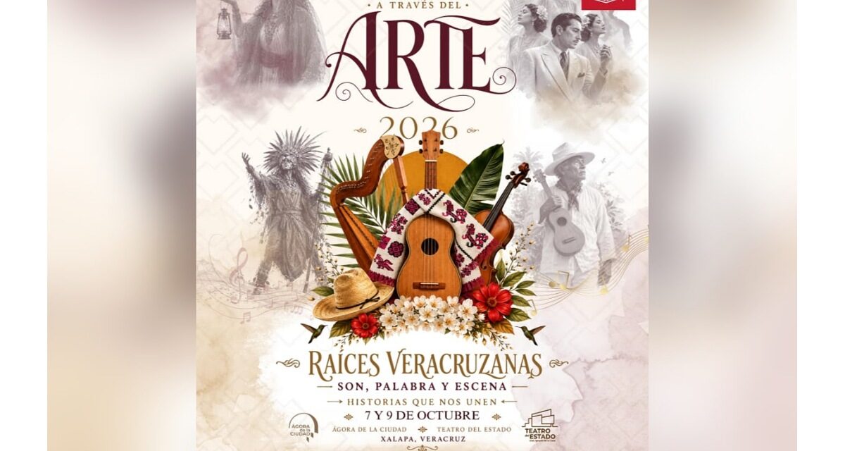 Promueve SEV, Festival Raíces Veracruzanas en el Ágora de la Ciudad de Xalapa